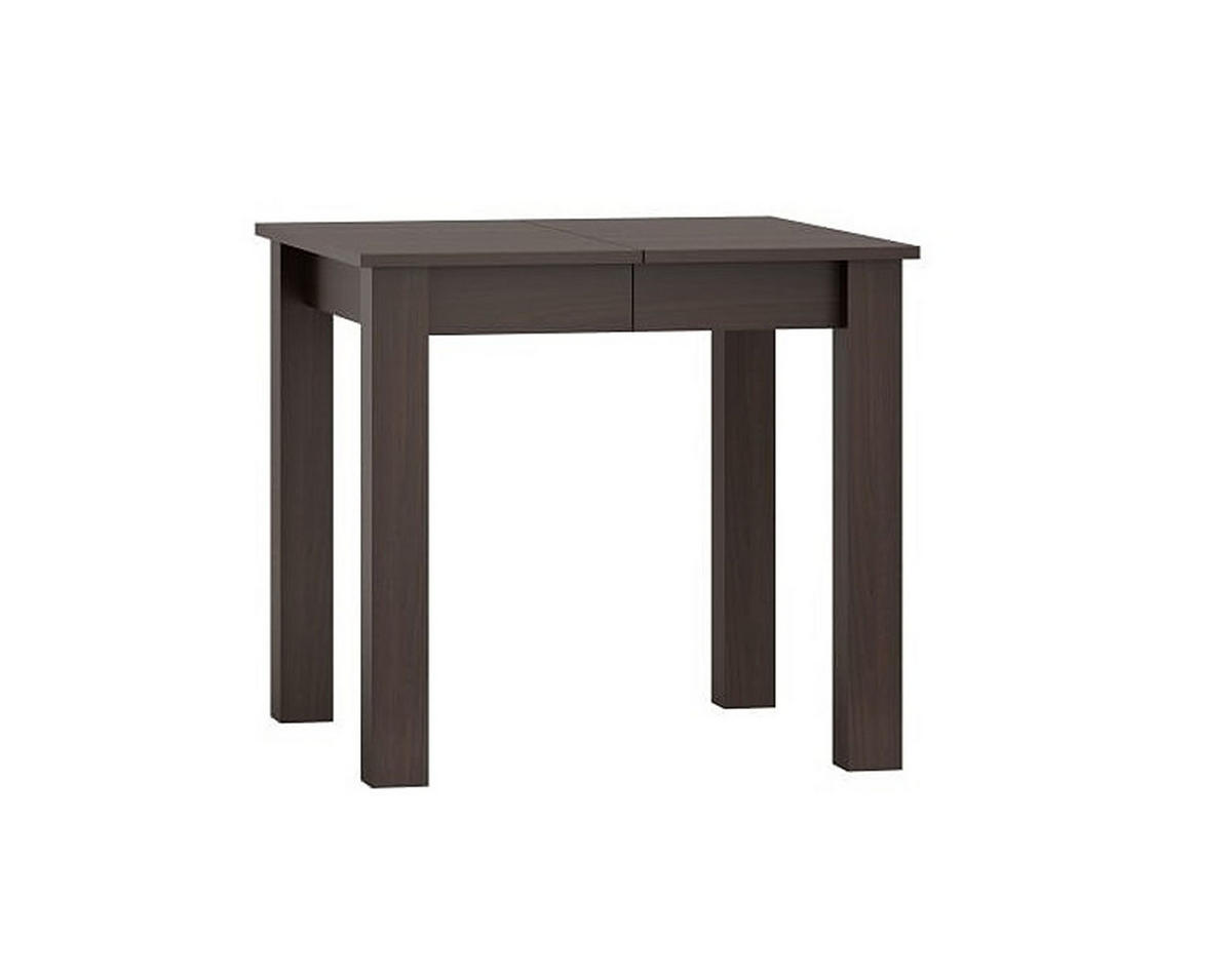 ESSTISCH Rechteckig ausziehbar Walnuss Wenge 80/80/76 cm - Walnussfarben, Holzwerkstoff (80/80/76cm) - designimpex