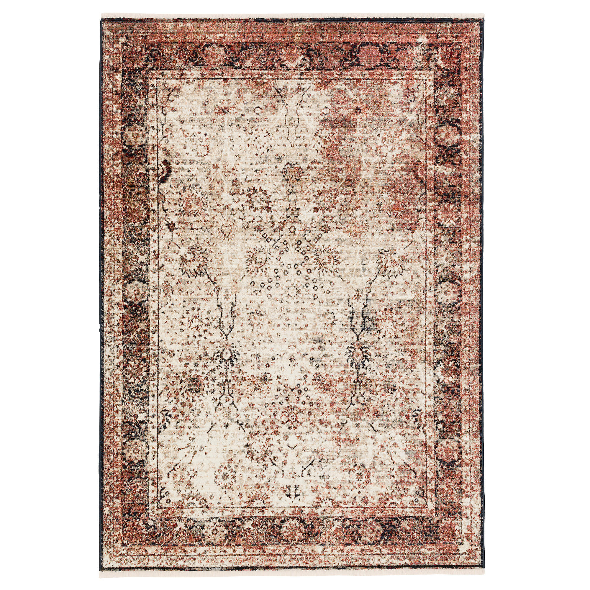 DESIGNER TEPPICH NIA VINTAGE VERLAUF - Creme, Textil (80/150cm) - Pergamon