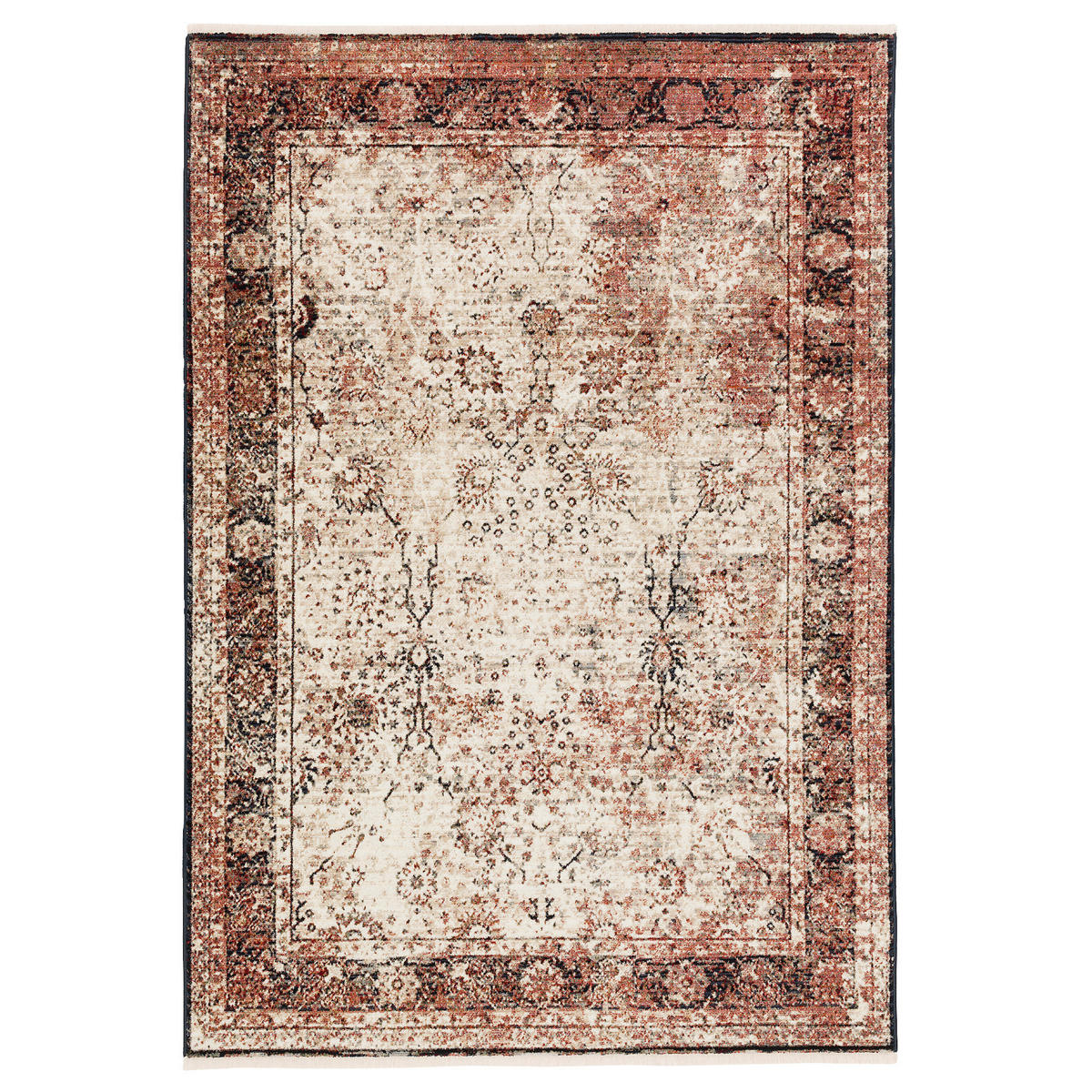 DESIGNER TEPPICH NIA VINTAGE VERLAUF - Creme, Textil (80/150cm) - Pergamon