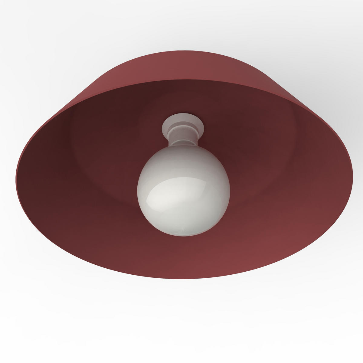 DECKENLEUCHTE - Rot, Metall (35/35/20cm) - Lumicom