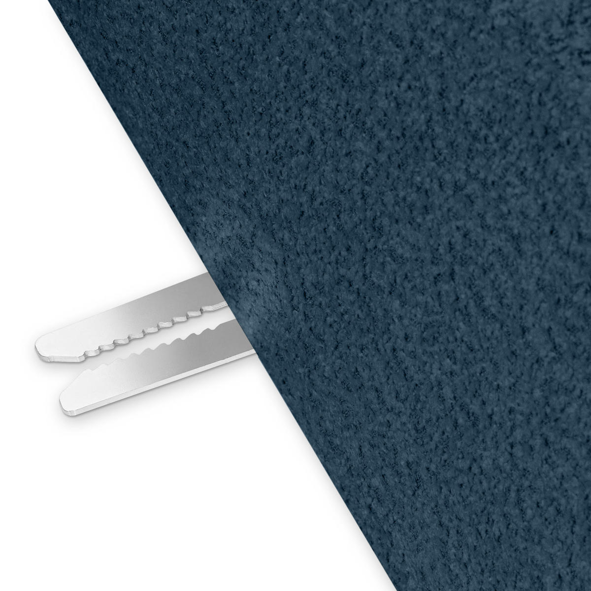 ECKSOFA LINKS BUFFO, Marineblau - Dunkelblau, Holz/Holzwerkstoff (285/176cm) - KONSIMO®
