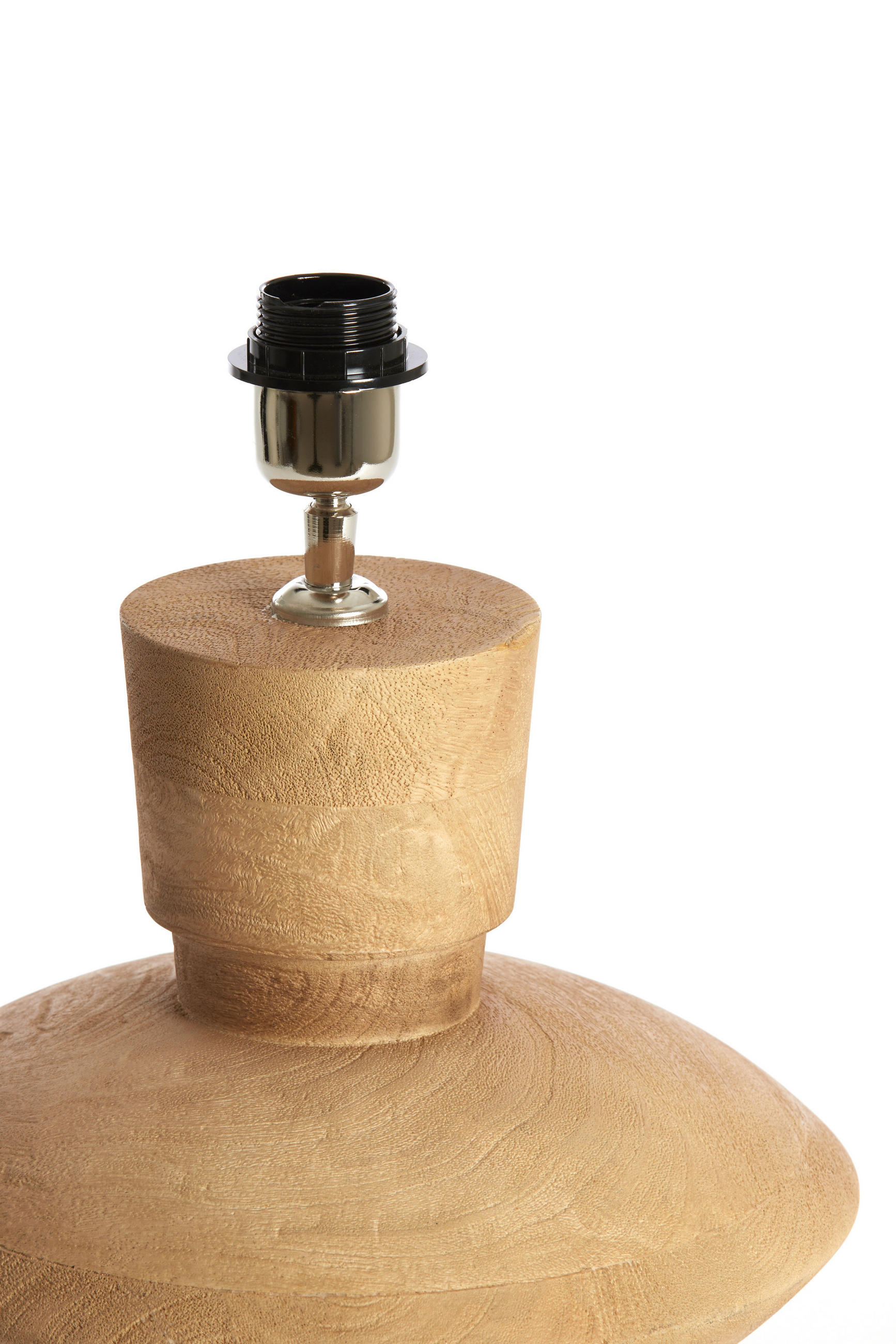 LAMPENFUSS Fiera Braun Ø31/31 cm - Hellbraun, Holz (31/31/31cm) - Light & Living