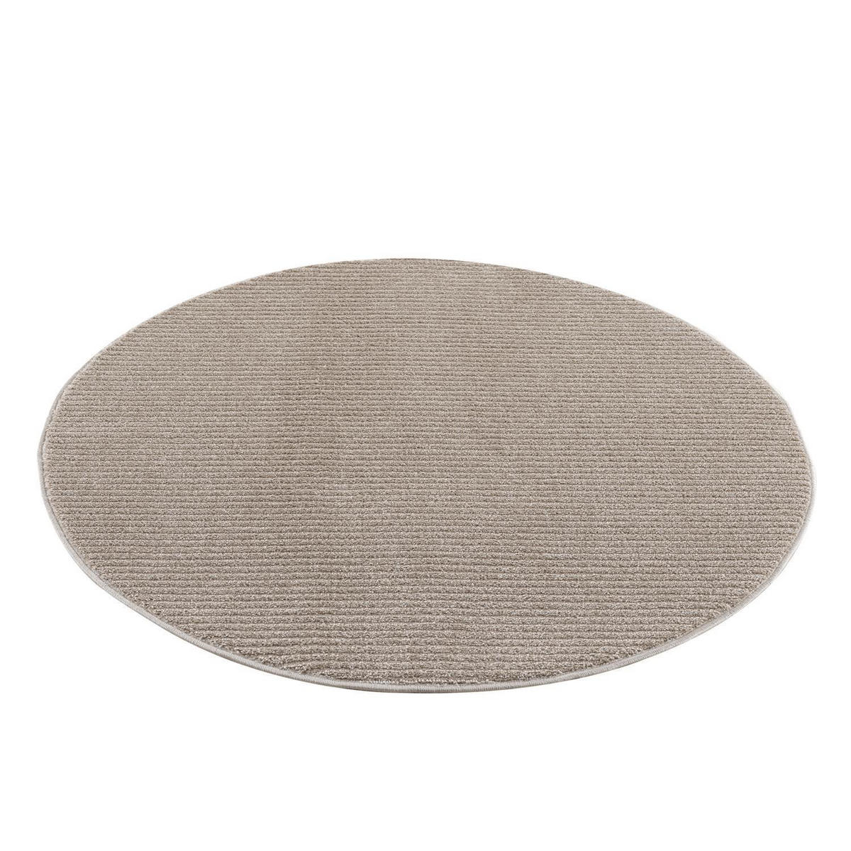 KURZFLOR-TEPPICH Fancy 900 Beige 200cm rund - Beige, Textil (200/200cm) - carpet city