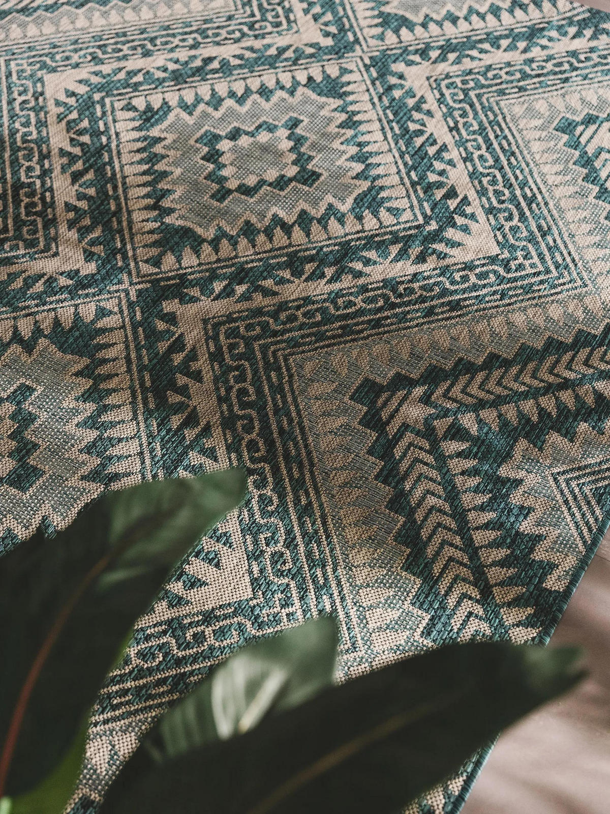 OUTDOORTEPPICH Cleo Blau 200x300 cm - Blau, Textil (200/300cm) - benuta Nest