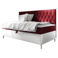 BOXBETT Filip Junior 2 - Rot/Weiß, Holz (80/200cm) - MIRJAN24