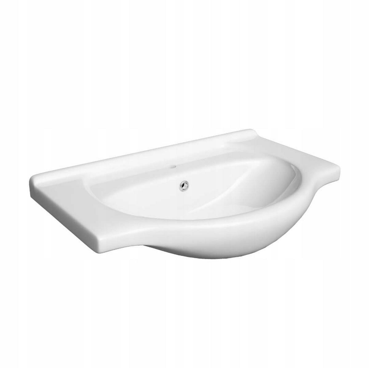 WASCHTISCHKOMBI 46cm mit Waschbecken weiß - Weiß, Holzwerkstoff (46/83/31cm) - Stamar