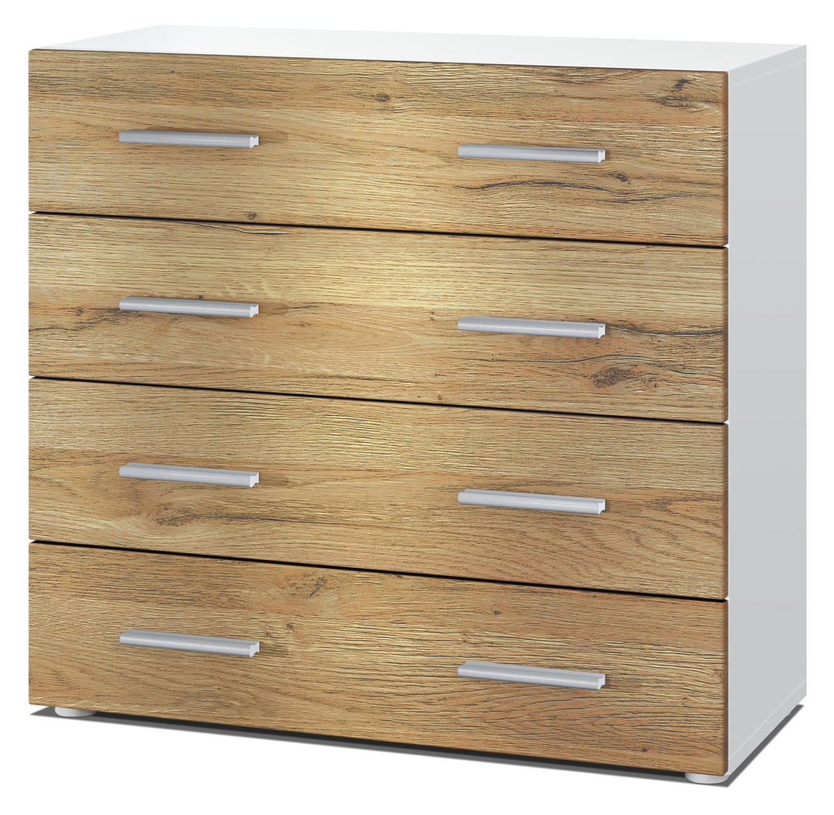 KOMMODE Pavos Eiche Natur - Eichefarben, Holzwerkstoff (76/72/35cm) - Vladon