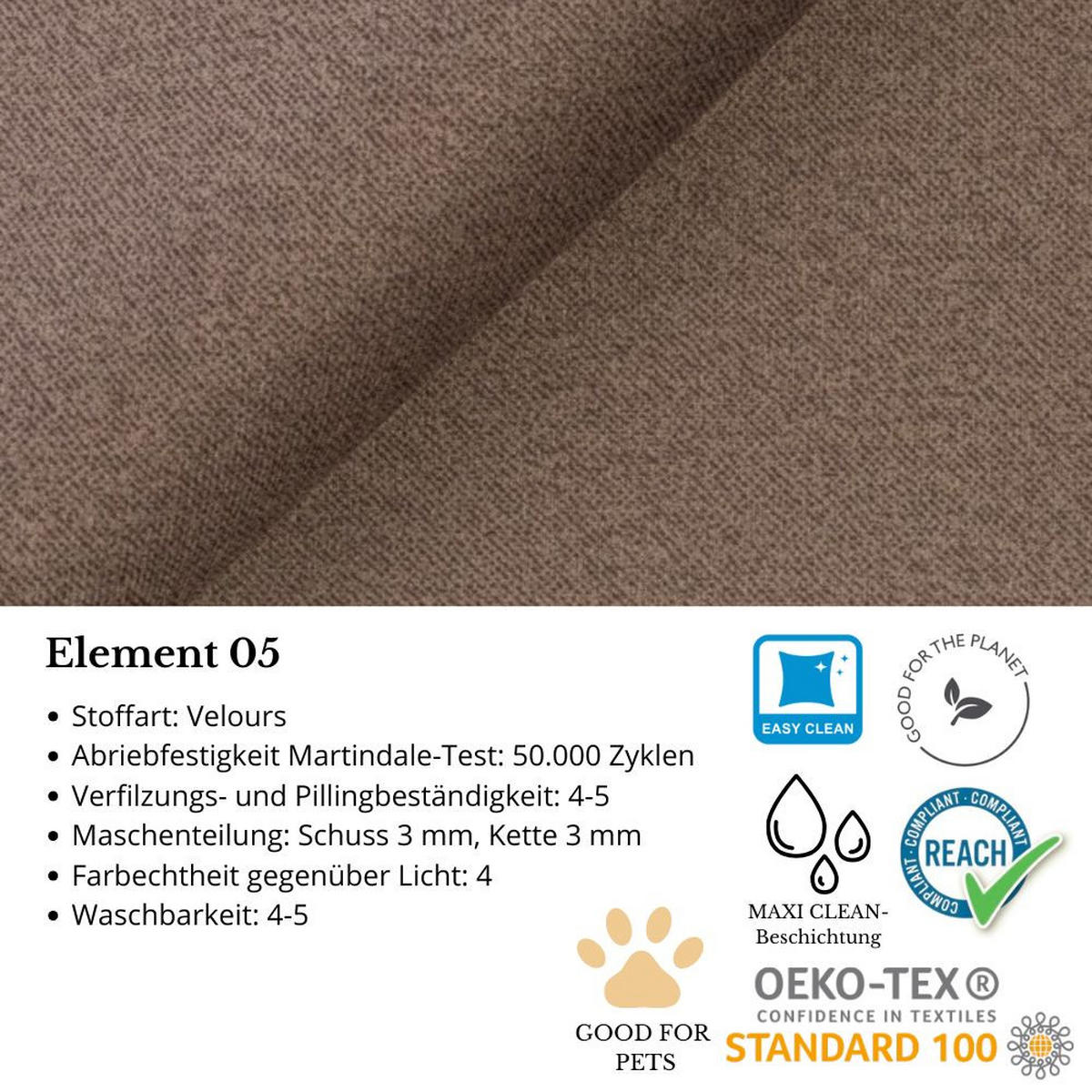 ECKSCHLAFSOFA Kordian rechts hellbraun - Hellbraun, Textil (250/200cm) - Beautysofa