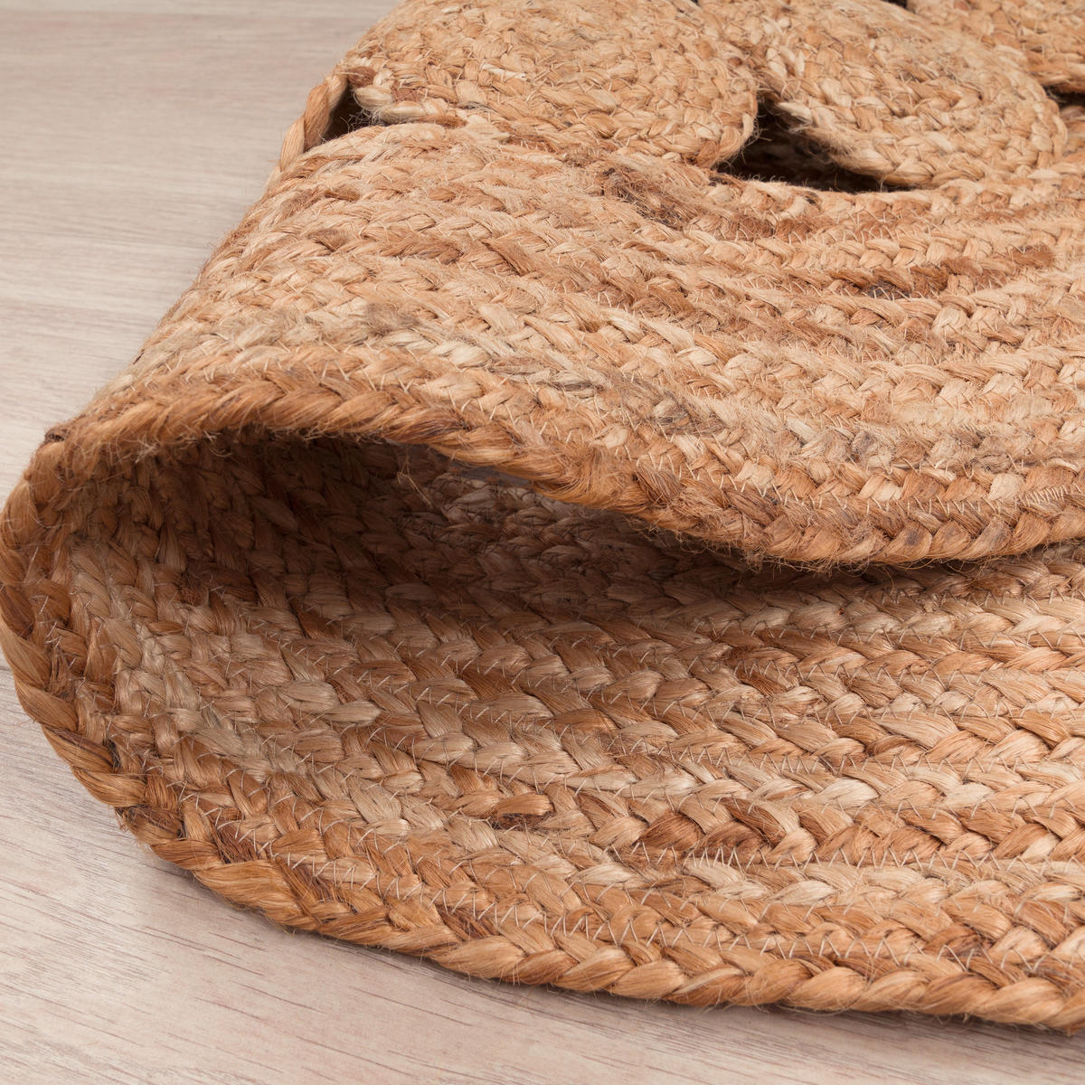 HOCHFLORTEPPICH 80/80 cm Viborg 593 - Naturfarben, Textil (80/80cm) - Paco Home