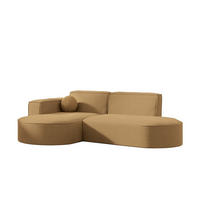 ECKSOFA Sunday Xs - Braun, Holzwerkstoff (236/78/165cm) - Fun Möbel