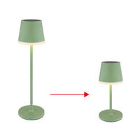 LED AUSSENLEUCHTE Solar Grün satiniert - Grün, Metall (11/11/41cm) - Globo Lighting