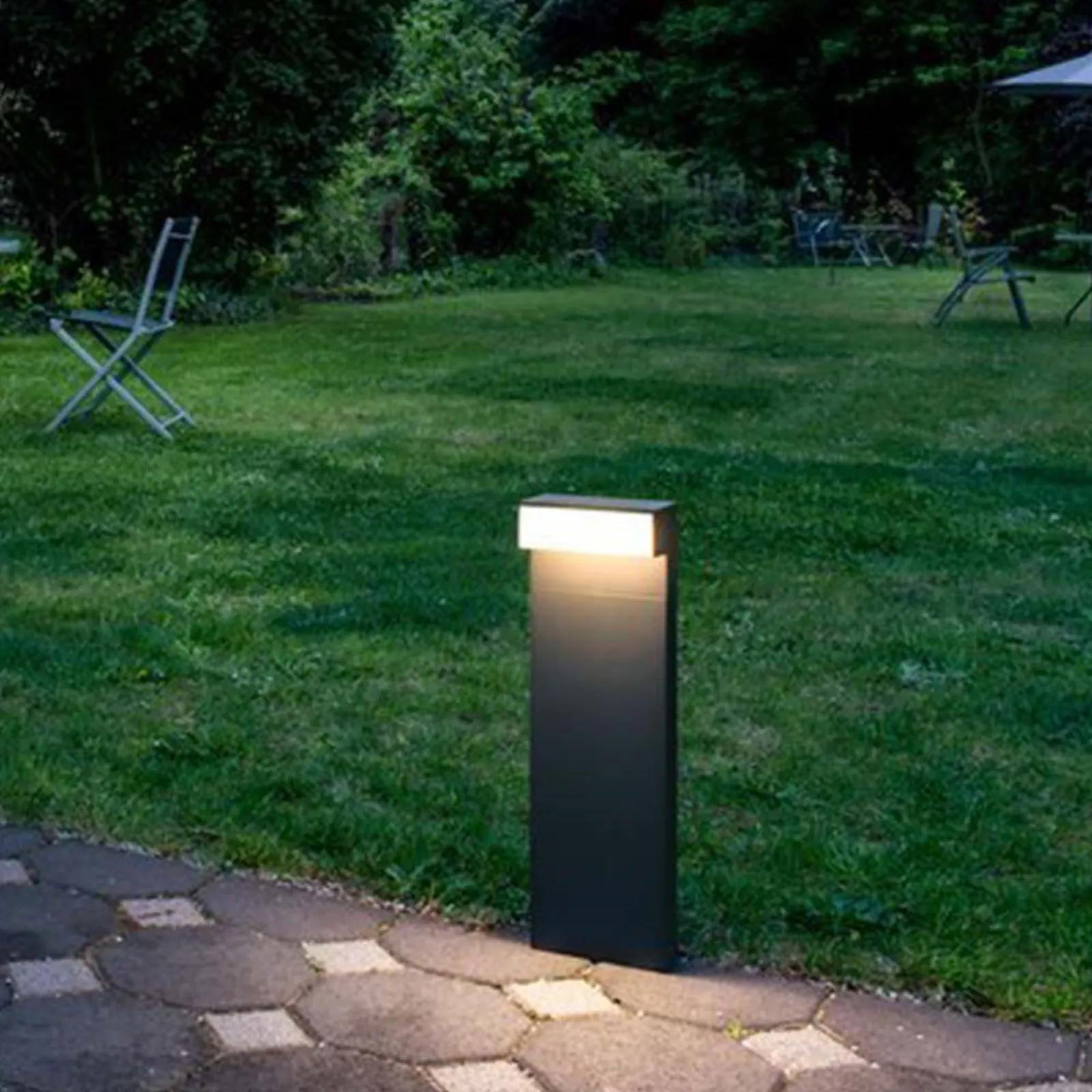 WEGELEUCHTE L-Line Anthrazit - Anthrazit/Weiß, Metall (10/50/10cm) - SLV