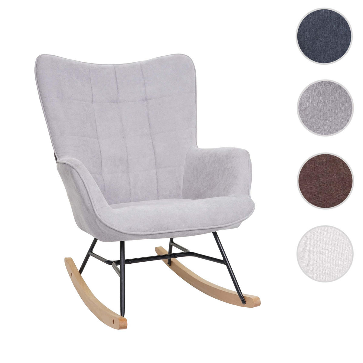 SCHAUKELSTUHL Grau - Grau, Textil (73/91/83cm) - MCW