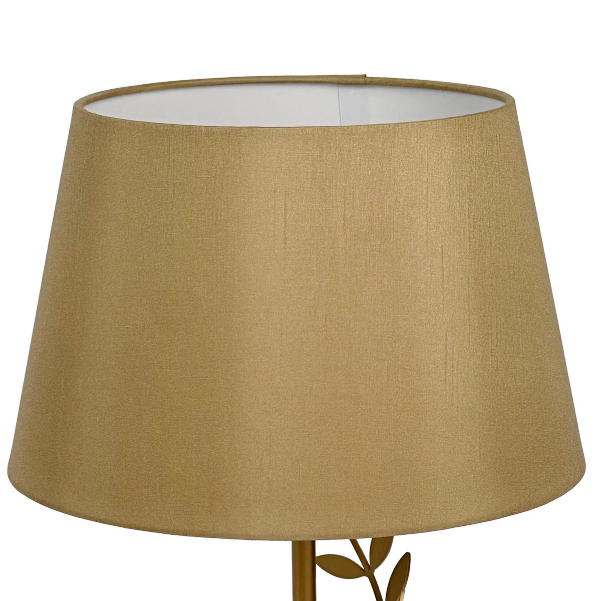 TISCHLAMPE - Goldfarben, Textil/Metall (27/27/55cm) - Relaxdays