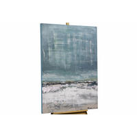 ACRYLBILD HANDGEMALT 80/120 cm - Blau/Beige, Holz/Textil (2.74/120cm) - KUNSTLOFT