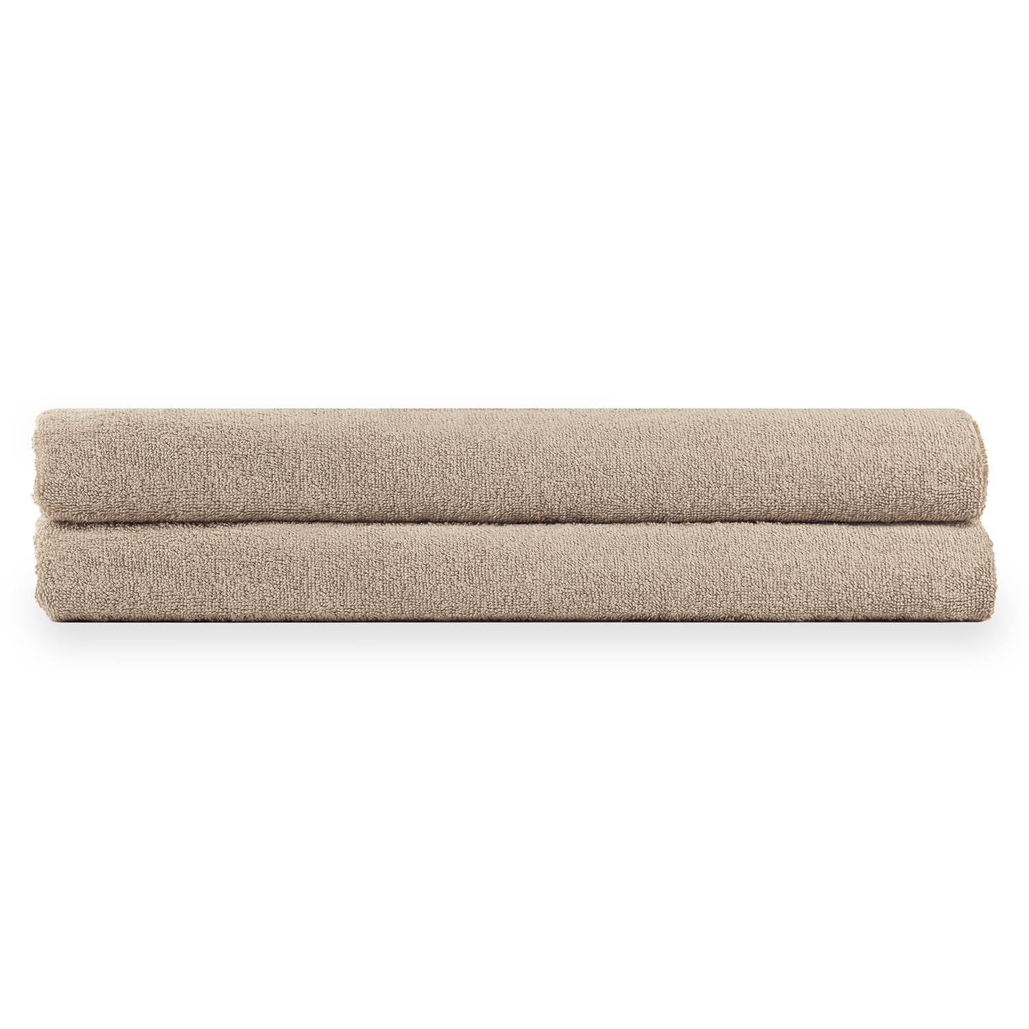SAUNATUCH 2er-Set, 2x Saunatuch 80/200 cm, Taupe - Taupe, Textil (80/200cm) - Blumtal