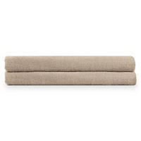 SAUNATUCH 2er-Set, 2x Saunatuch 80/200 cm, Taupe - Taupe, Textil (80/200cm) - Blumtal