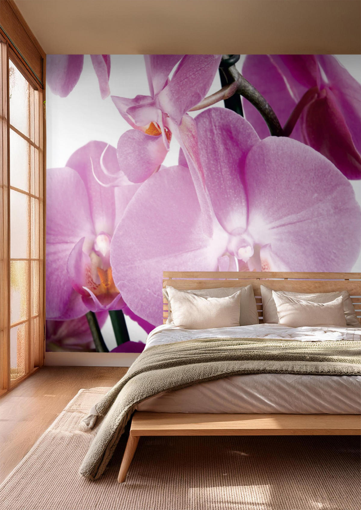 FOTOTAPETE Blumen 375 x 270 cm - Pink, Papier (375/270cm) - Sanders & Sanders