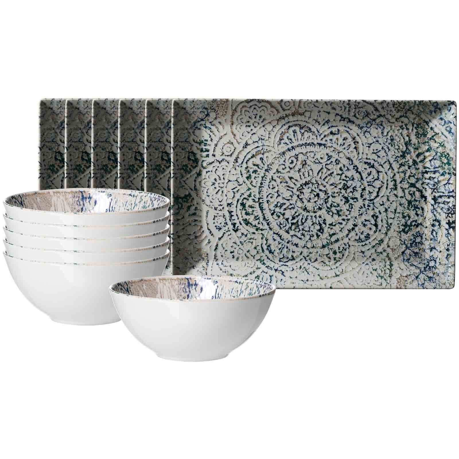 BRUNCH-SET Luigi bunt 12er Set - Multicolor, Keramik (2/2/2cm) - Ritzenhoff Breker