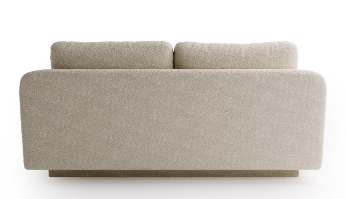 SITZMÖBEL Beige MAJA Mit Schlaffunktion Bouclé - Beige, Textil (209/96/96cm) - Sepro Meble