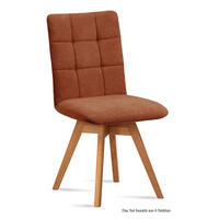 ESSZIMMERSTUHL drehbar (6er-Set) Doria 47x91x60 Eiche geölt/Cognac - Cognac/Eichefarben, Kunststoff (60/91/47cm) - 58aufmkessel