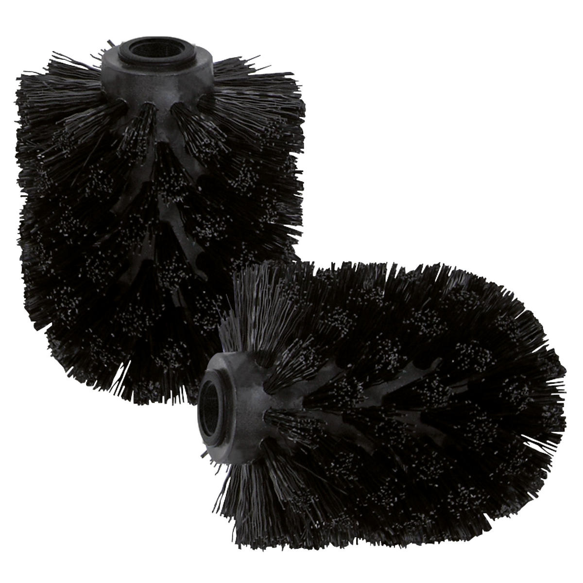 ERSATZBÜRSTENKÖPFE PIAZZA & LUCENTE 2er-Set, schwarz - Schwarz, Kunststoff (1.1/9.5cm) - bremermann