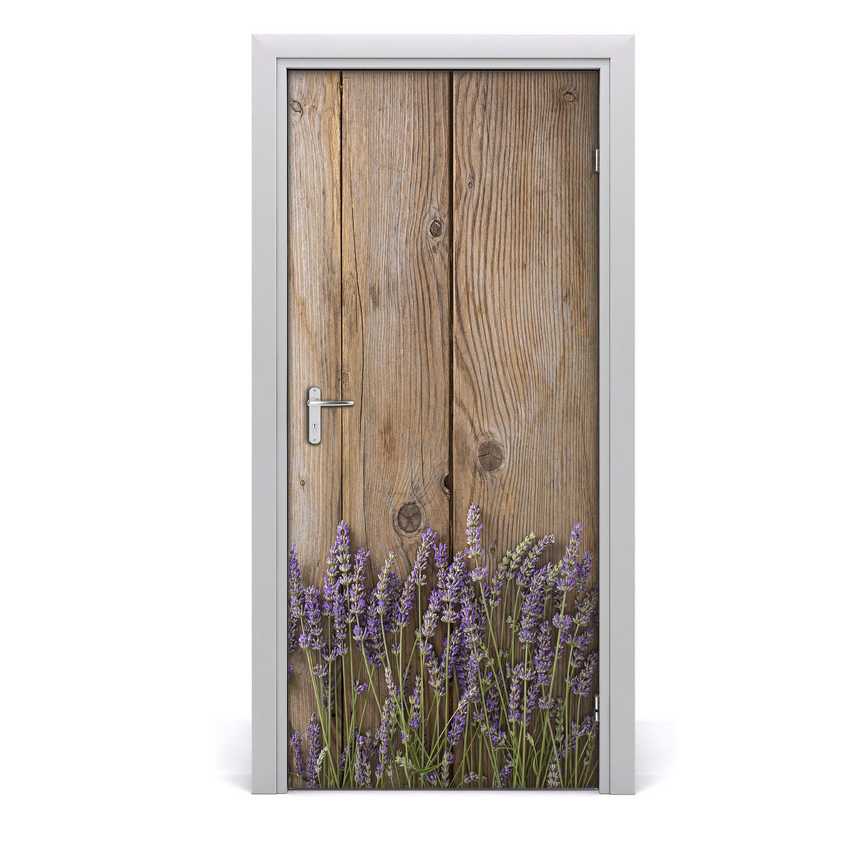 TÜRAUFKLEBER 95x205 cm Dekorativ für Türen - Hellbraun, Kunststoff (95/205/0.01cm) - TULUP