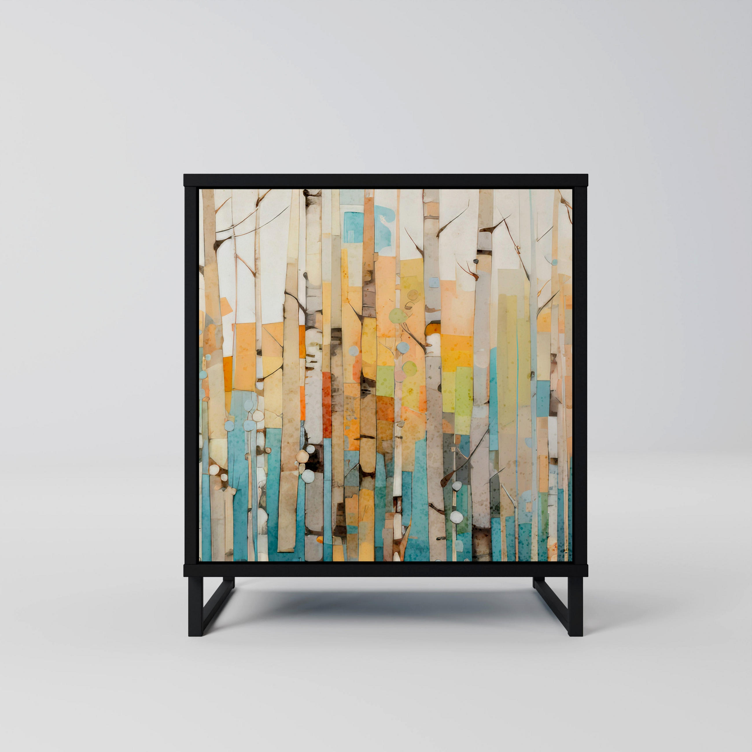 SpaceRebels Sideboard Schwarz 57.5x67.5x42 cm