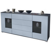 SIDEBOARD Grömitz Denim matt - Pastellblau, Holzwerkstoff (166.5/75.5/35cm) - Vladon