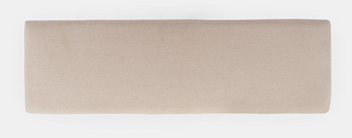 BANK AVOLA Beige 132x49x50 cm - Beige, Holz (132/50/49cm) - FURNLUX