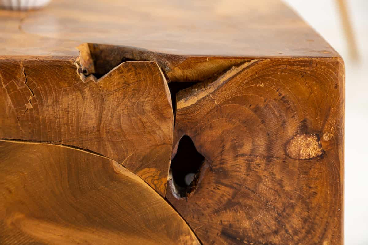 COUCHTISCH SQUARE Teakholz quadratisch Natur 90cm - Braun, Holz (60/90/50cm) - riess-ambiente