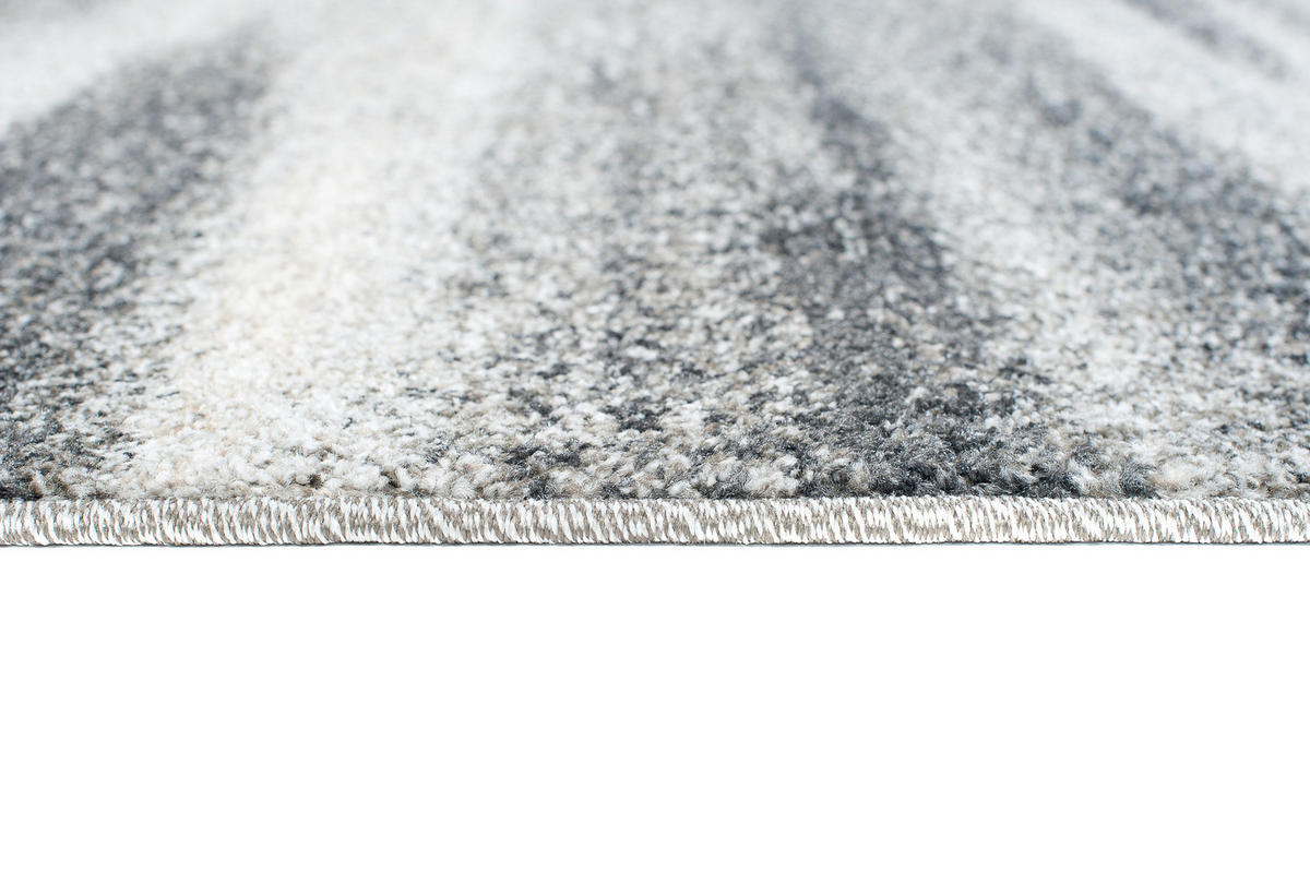 TEPPICHLÄUFER SARI dunkelgrau abstrakt 100/500 cm - Dunkelgrau, Textil (100/500cm) - Tapiso
