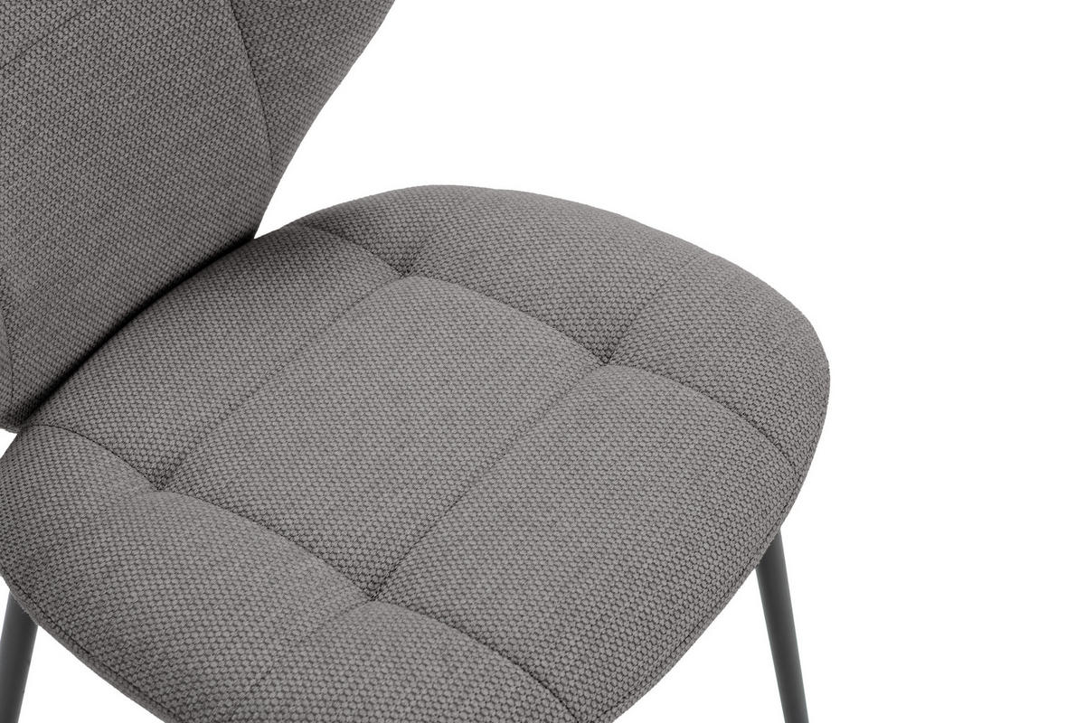 ESSZIMMERSTUHL Maori Grau 50/48.5/48 cm 2er-Set - Grau, Textil (48.5/48/50cm) - Calicosy