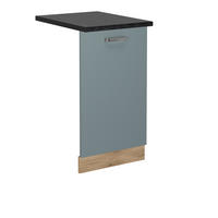 GESCHIRRSPÜLBLENDE R-Line Blau-Grau 45 cm , AP Anthrazit - Honigeiche/Eiche Wotan, Holzwerkstoff (45/81.8/1.6cm) - Vicco