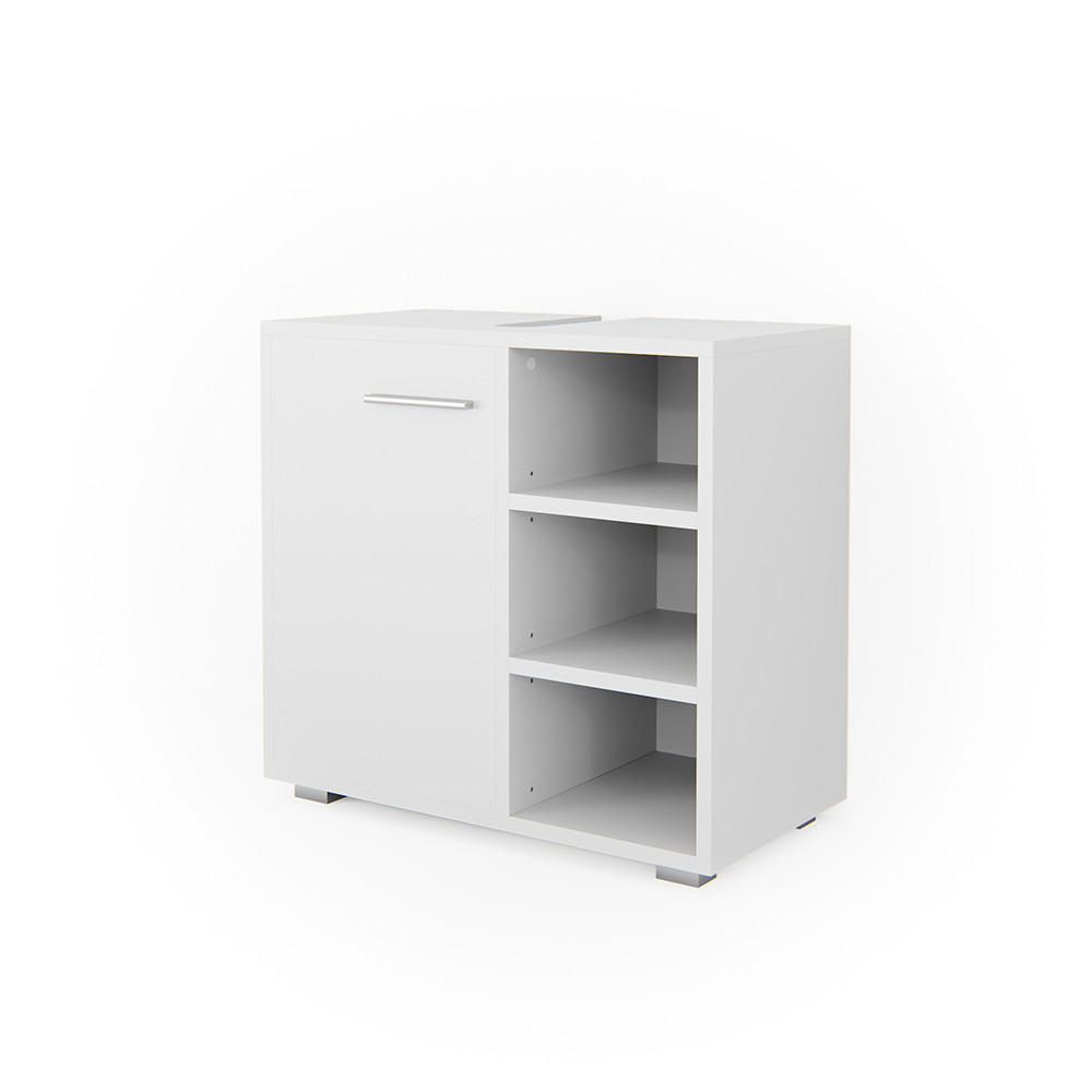 WASCHBECKENUNTERSCHRANK Perry Weiß 60 x 55.6 cm - Weiß, Holzwerkstoff (60/55.6/31.1cm) - Vicco