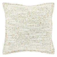 DEKOKISSEN Eva Weiß 45/45/8 cm - Weiß, Textil (45/45cm) - Unique Living