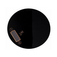KÜCHENWAAGE Schwarz 19/19/2 cm BH9431 - Schwarz, Glas - Berlinger Haus