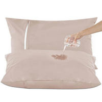 KISSENBEZUG 2er-Set 50 x 75 cm wasserdicht - Beige, Textil (50/75cm)