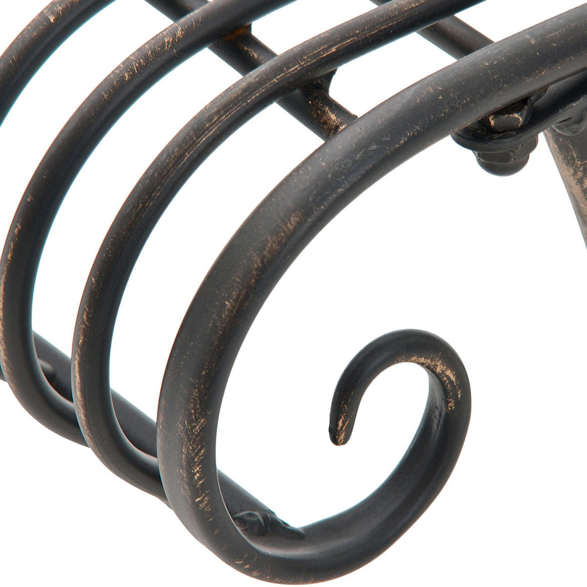 GARTENLIEGE Metall bronze - Bronzefarben, Metall (156/78/46cm) - CLP