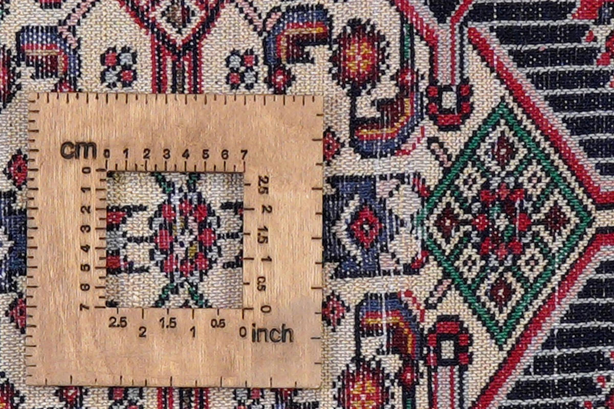 ORIENTTEPPICH handgeknüpft Assadabad Rot 192/122 cm Schurwolle - Rot, Textil (122/192cm) - Looma