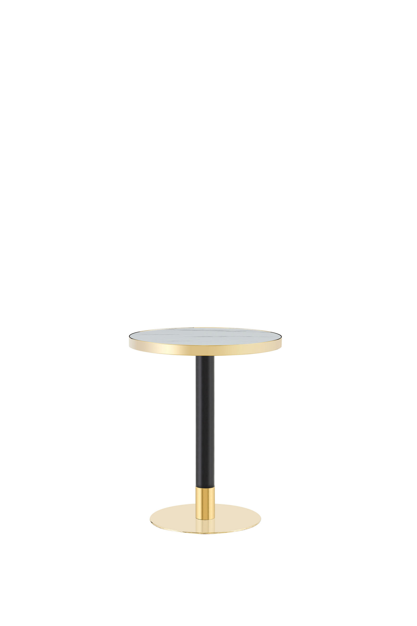 KÜCHENTISCH Marmoroptik Weiß 60/60/74 cm - Weiß, Holz (60/60/74cm) - PANGIVO