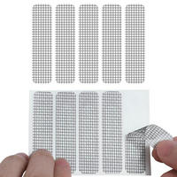 FLIEGENGITTER Reparaturset 120 Stück - Grau, Textil (6/1.5/9cm)
