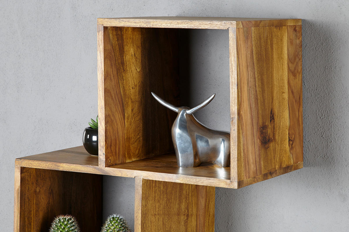 STANDREGAL MAKASSAR Sheesham Natur 150 cm - Braun, Holz (50/150/30cm) - riess-ambiente