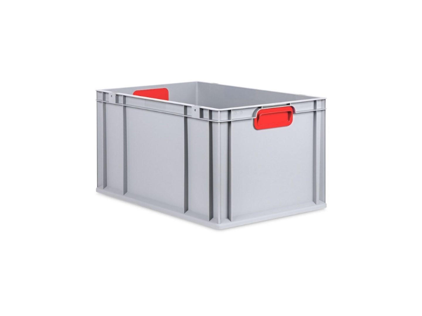 EUROBOX 3x Nextgen Color 32x40x60cm 65 Liter Griffe Rot Geschlossen - Rot, Kunststoff (40/22/60cm) - PROREGAL