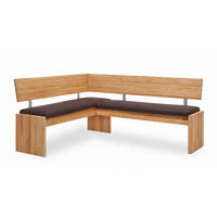 ECKBANK mit Truhe Dani 1 für 5 Personen Massivholz Wildeiche/Braun - Wildeiche/Braun, Holz (167/192cm) - 58aufmkessel