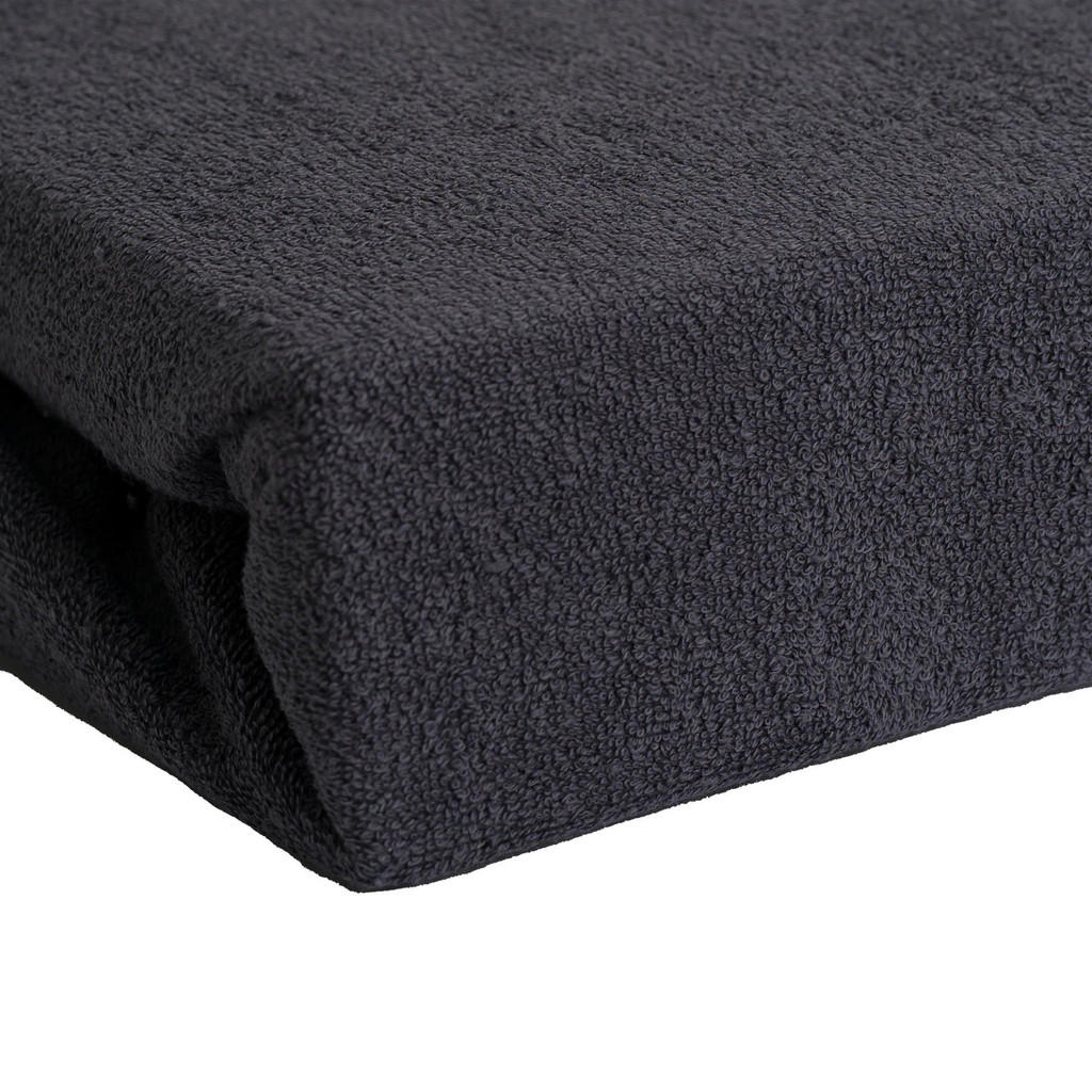 Thumbnail - Carpe Sonno Frottee-Spannbettlaken, Anthrazit, Textil, Uni, Rechteckig, 90x200 cm, Oeko-Tex® Made IN Green, Oeko-Tex® St...