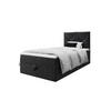 BOXBETT ALTEA 100x200 Monolith 97, mit Matratze und Topper, Dunkelgrau - Dunkelgrau, Holz/Kunststoff (100/200cm) - Bedante