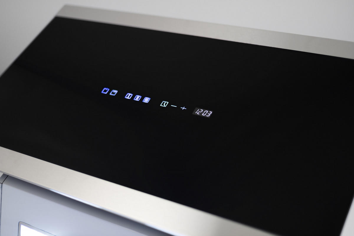 DUNSTABZUGSHAUBE AT 8435 Eco 80 cm Schwarz - Schwarz, Glas/Metall (80/75.5/37.5cm) - Kaiser Küchengeräte