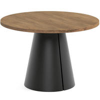 TISCH Schwarz ALMA Ausziehbar 120/196 cm - Eichefarben/Schwarz, Holzwerkstoff (2/120/76cm) - Sepro Meble