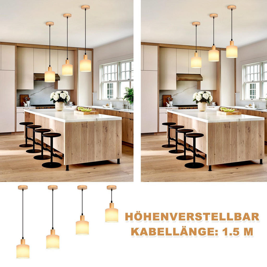 Thumbnail - Nettlife Hängeleuchte, Weiß, Metall, 10x173x10 cm, Lampen & Leuchten, Innenbeleuchtung, Hängelampen, Pendelleuchten